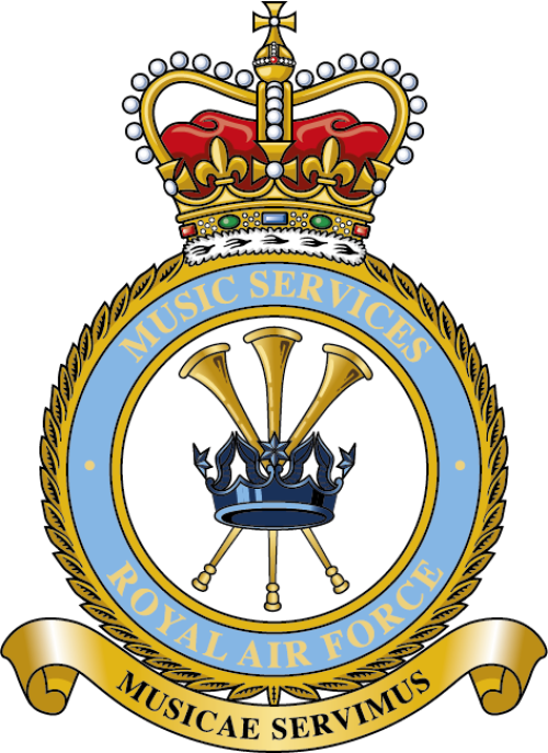 00000000 RAF Music Services Badge