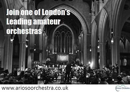 Arioso Orchestra, London, Seeks Trombones