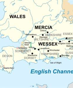 Map Wessex